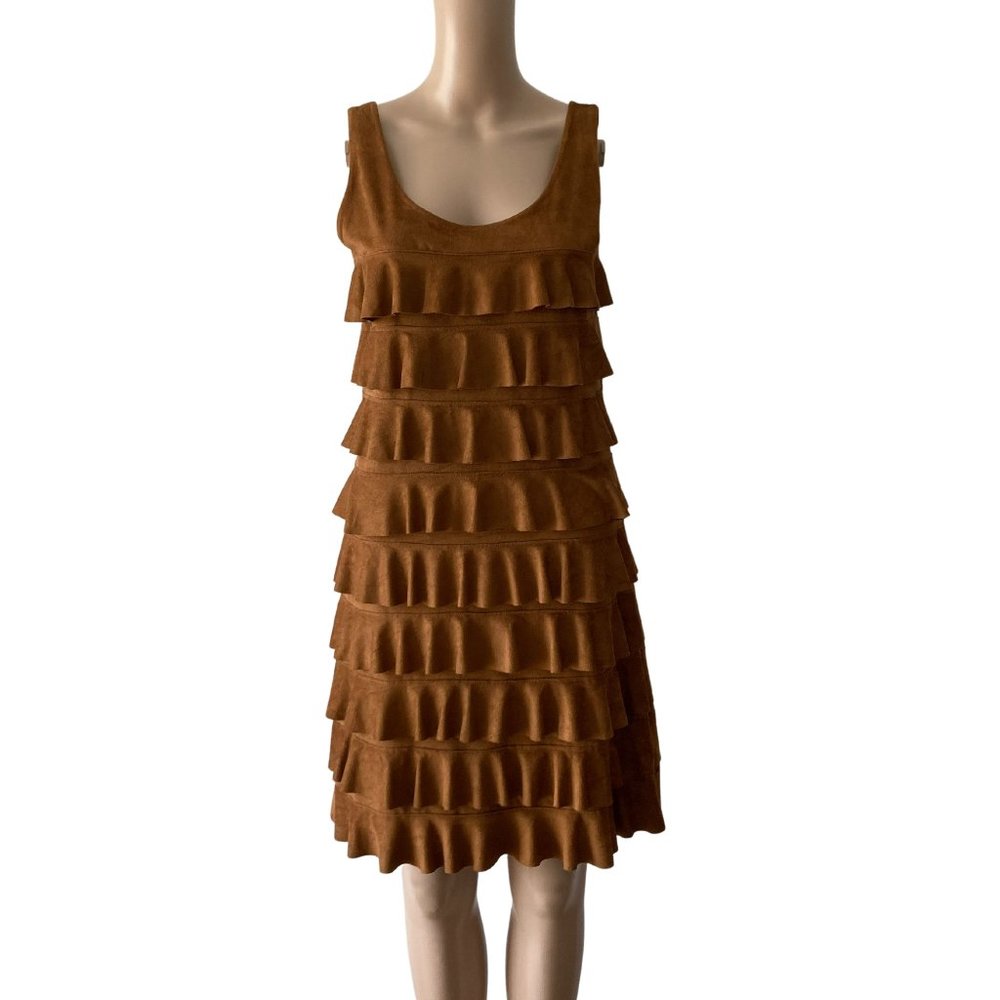 Isle by Melis Kozan Geometric Tiered Size XS Cha Cha Dress